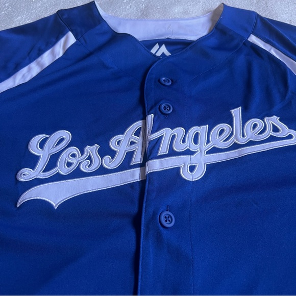 NWOT-Los Angeles Men’s Dodgers Blue&White Jersey - Picture 12 of 13